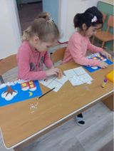 Аппликация в старшей группе "Рождественская ночь"